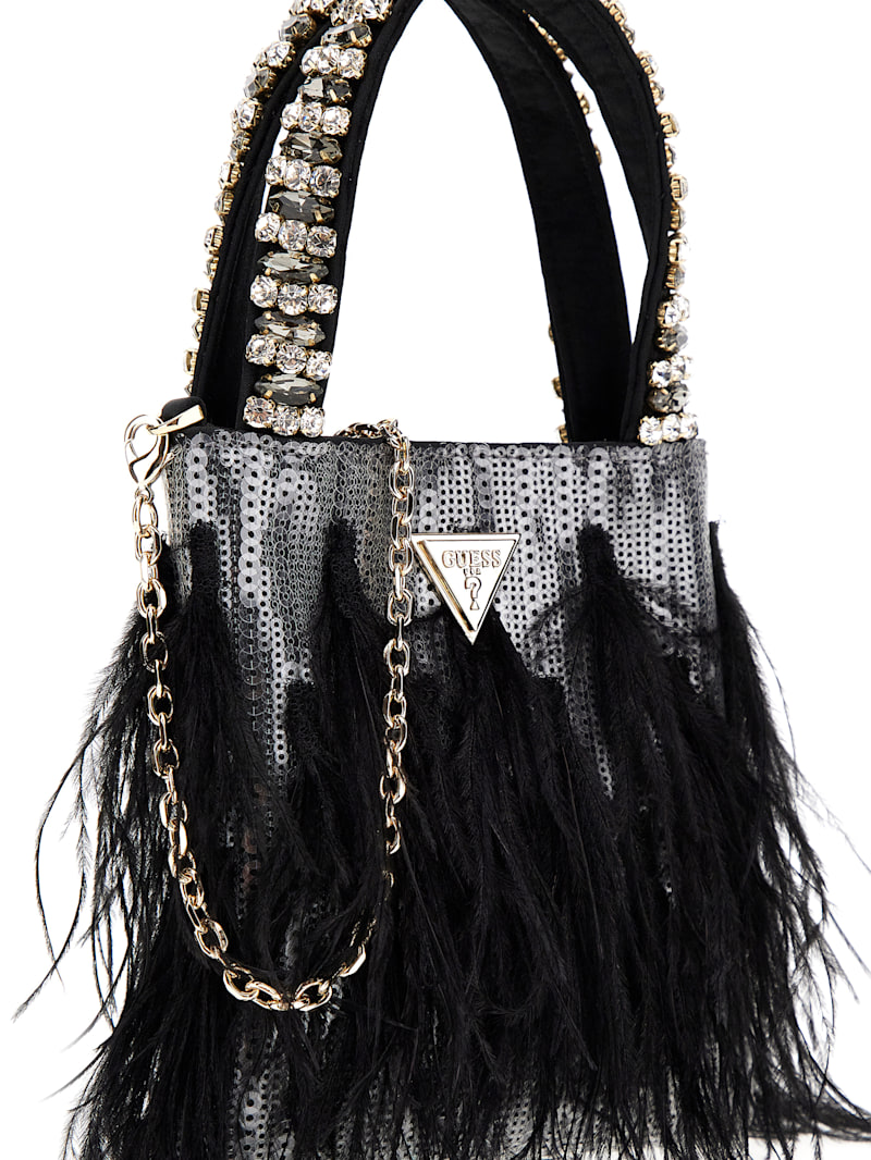日本未入荷☆GUESS☆Misae Sequin Mini Toteバッグ☆パーティー Misae Sequin Mini Tote | GUESS