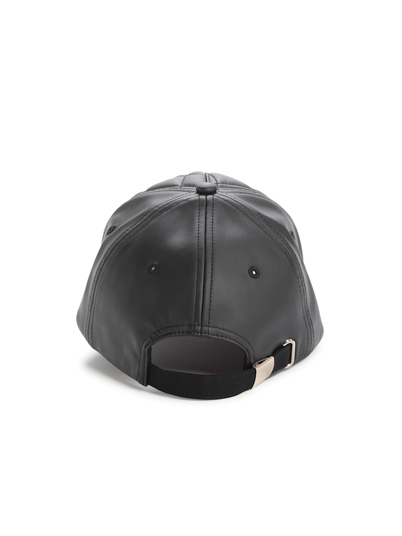 Quilted Faux-Leather Baseball Hat | GUESS Factory Ca