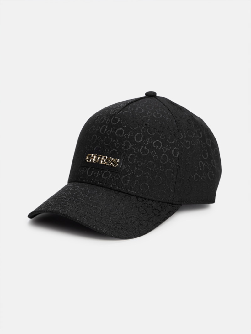 Jacquard Logo Baseball Hat | GUESS Factory