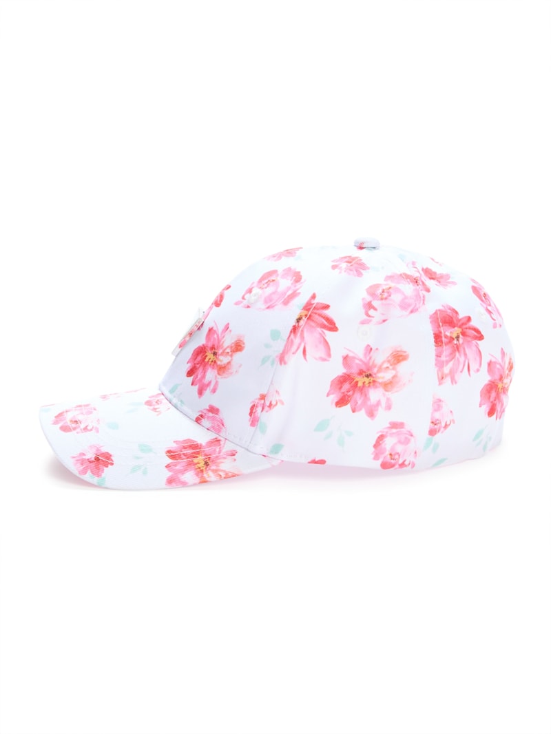 Floral Logo Baseball Hat | GUESS Factory