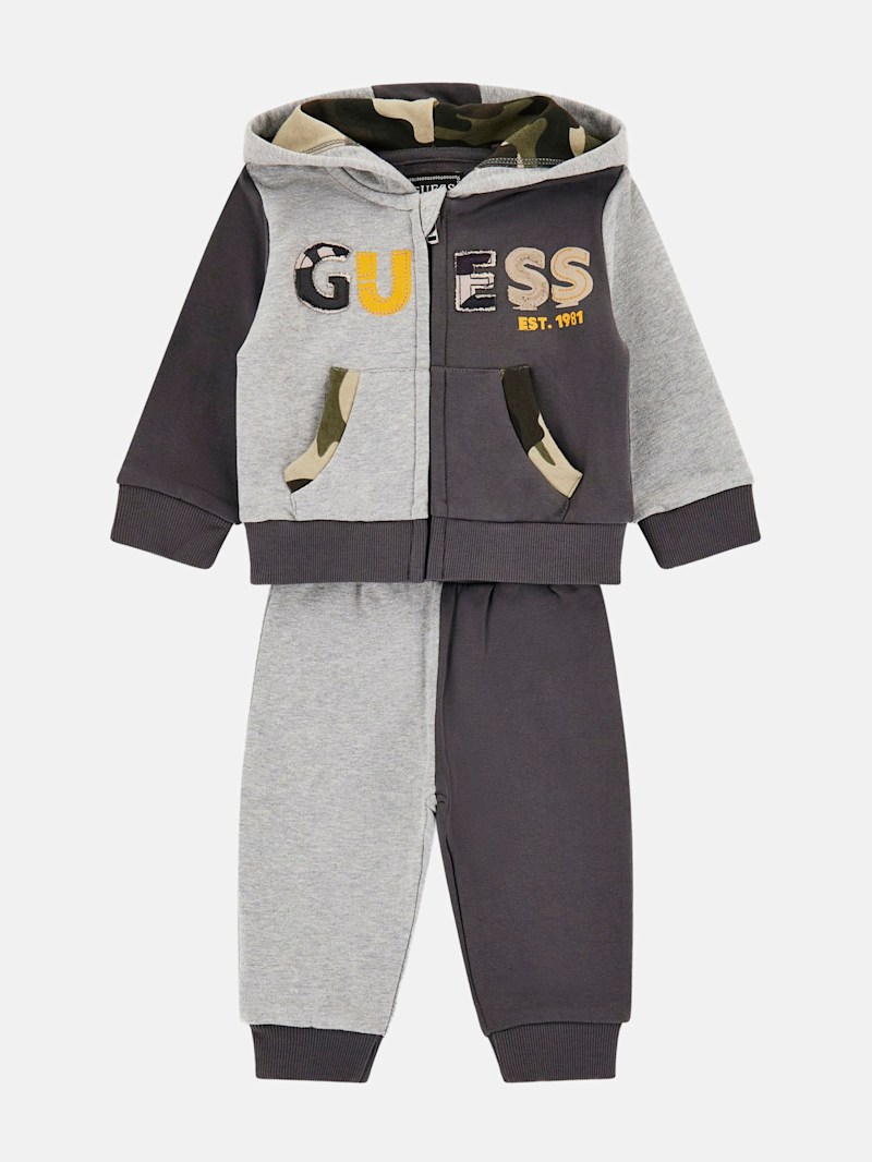 Eco Patchwork Sweatshirt and Joggers Set (0-24M)