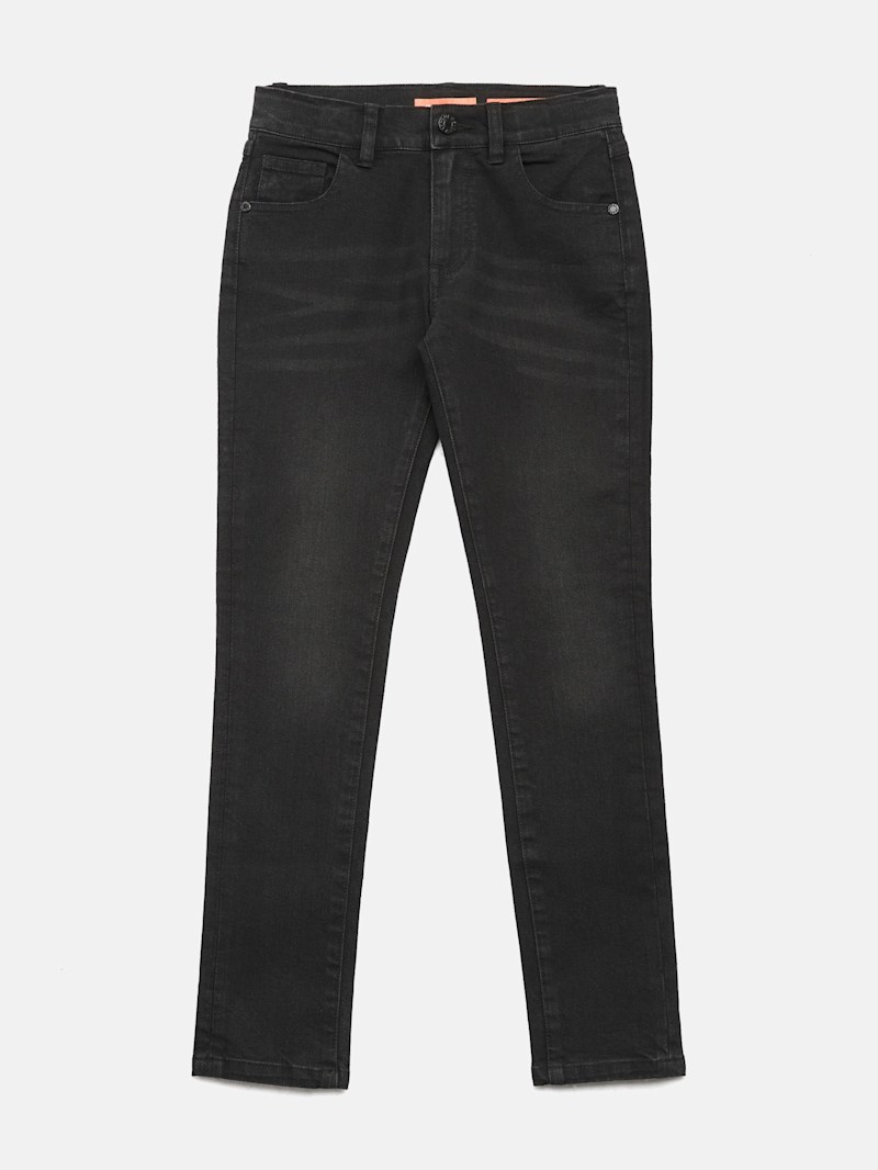 Black Denim Skinny Jeans (7-16) | GUESS Factory