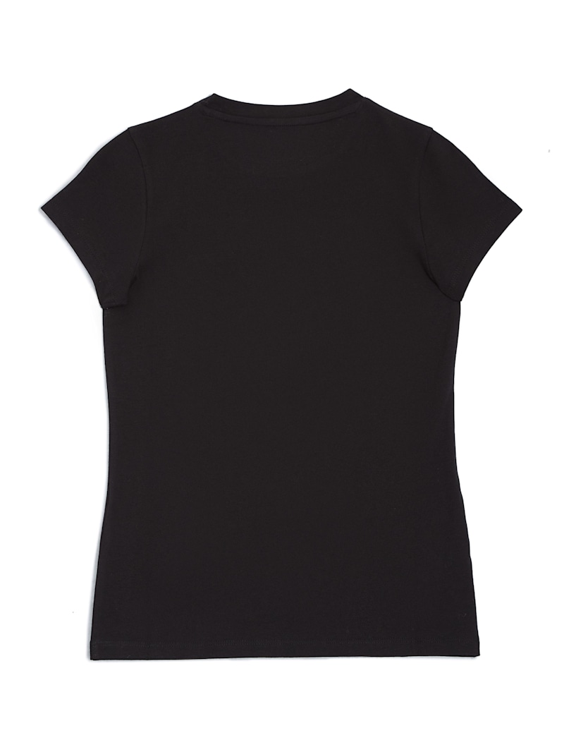 Rhinestone Chain Mesh Logo Tee (7-14) | GUESS Factory