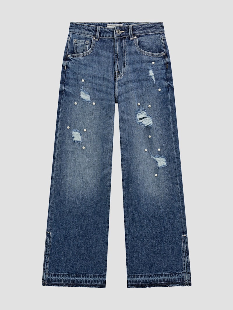 90s Rigid Denim Pearl Jeans (7-16) | GUESS