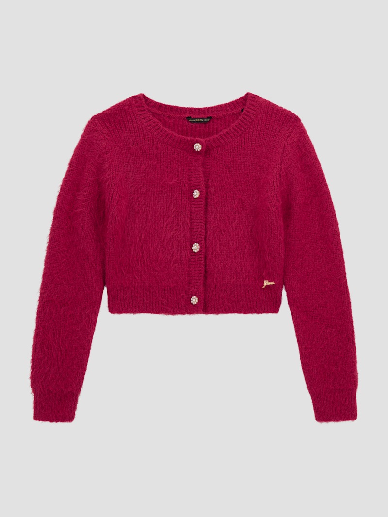 Fuzzy Cardigan (7-16) | GUESS