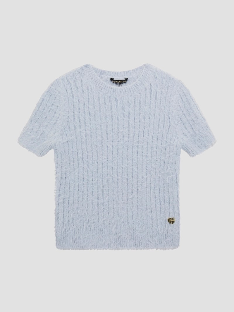 Fuzzy Sweater Top (7-16) | GUESS Canada