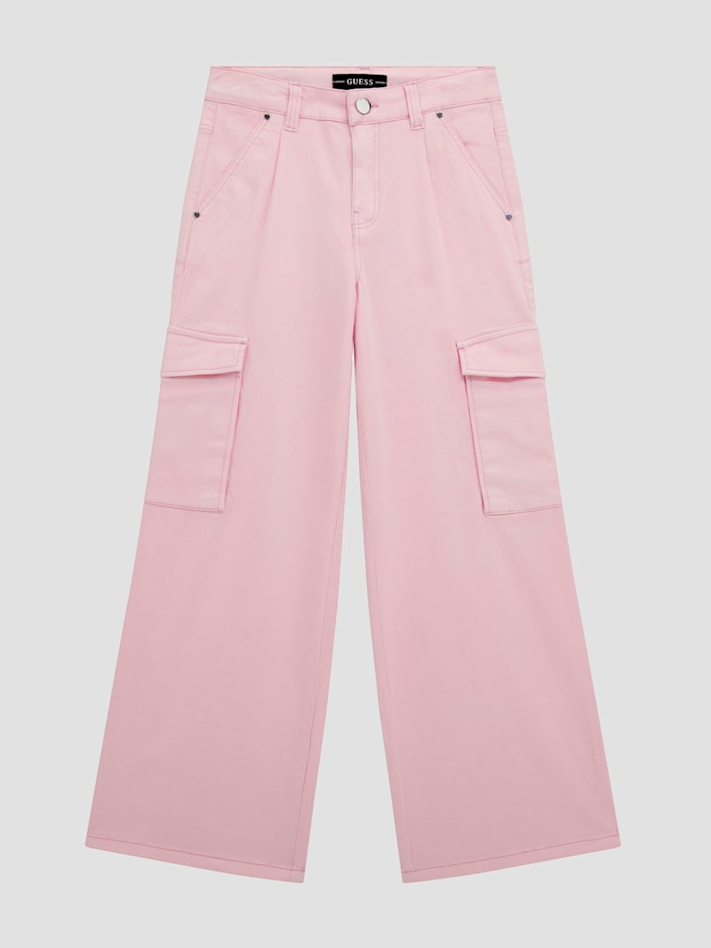 Sateen Cargo Pants (7-16) | GUESS Canada