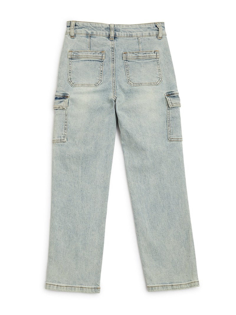 Hailey Straight Cargo Jeans (7-16) | GUESS Factory