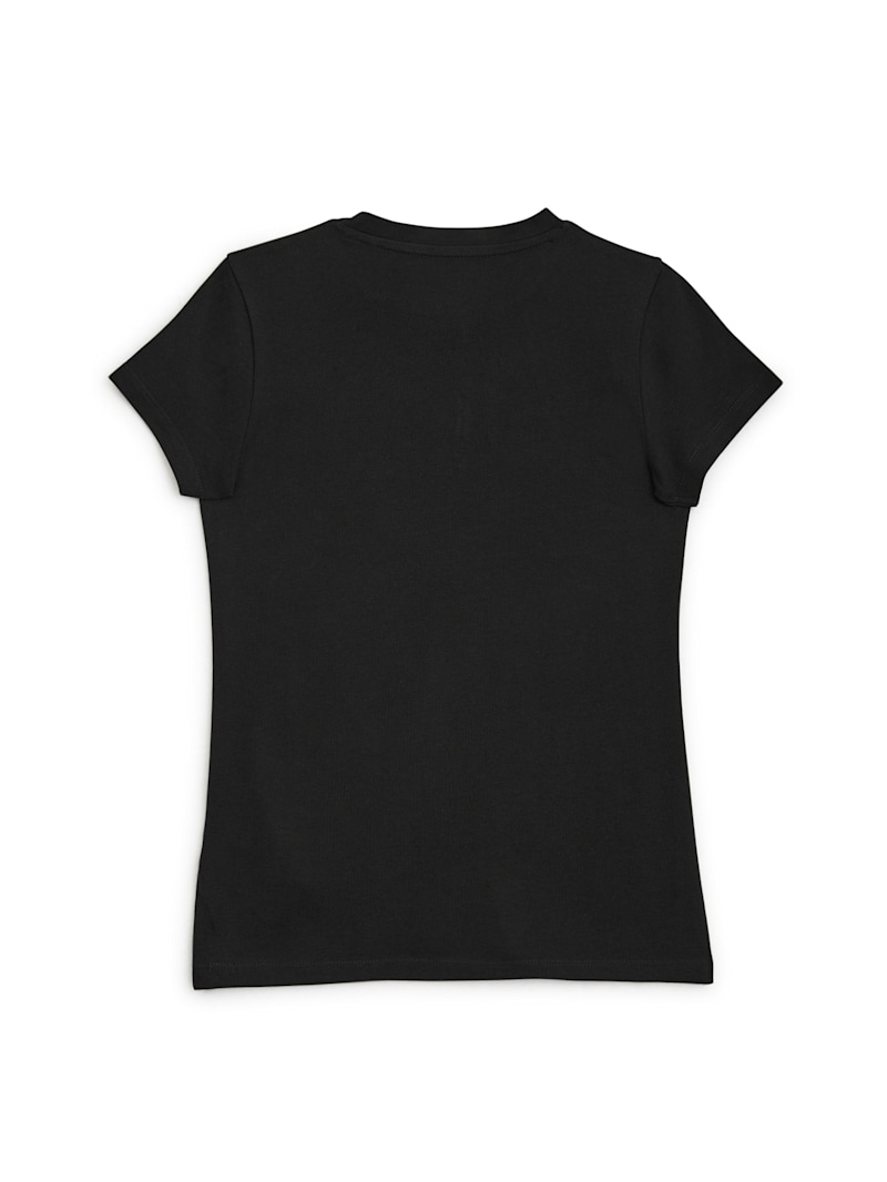 【XL】Age Factory Glitter Tee Tシャツ ブラック Eco Campania Logo Tee (7-14) | GUESS Factory