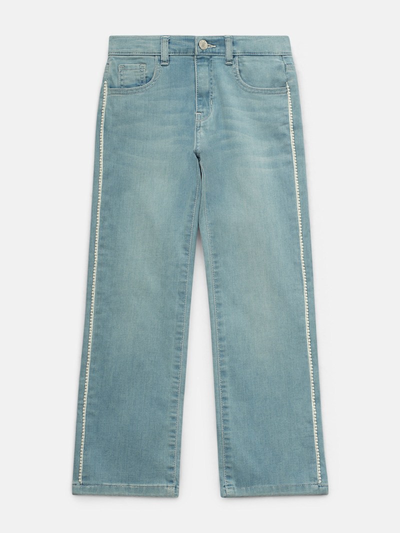 Sparkle Wide Leg Denim (7-16) | GUESS Factory