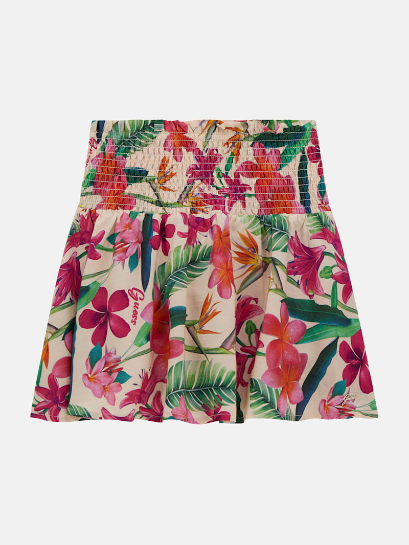 Eco Poplin Floral Skirt (7-16) | GUESS