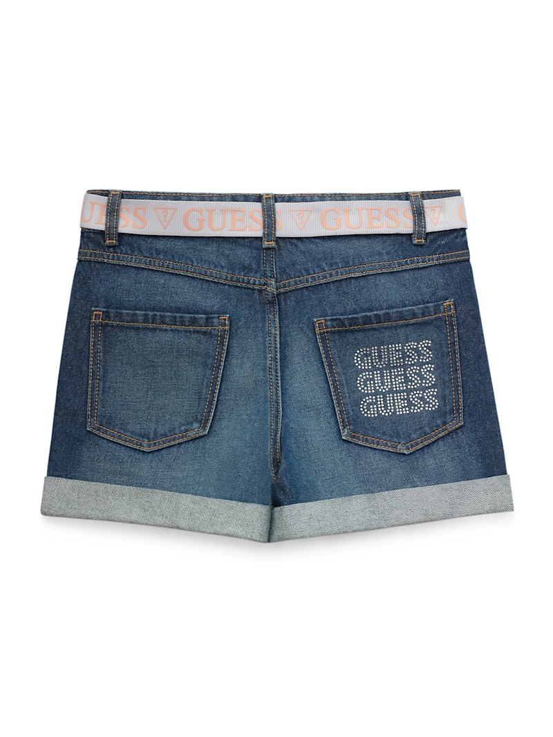 Vada Denim Cuff Shorts (7-14) | GUESS Factory Ca