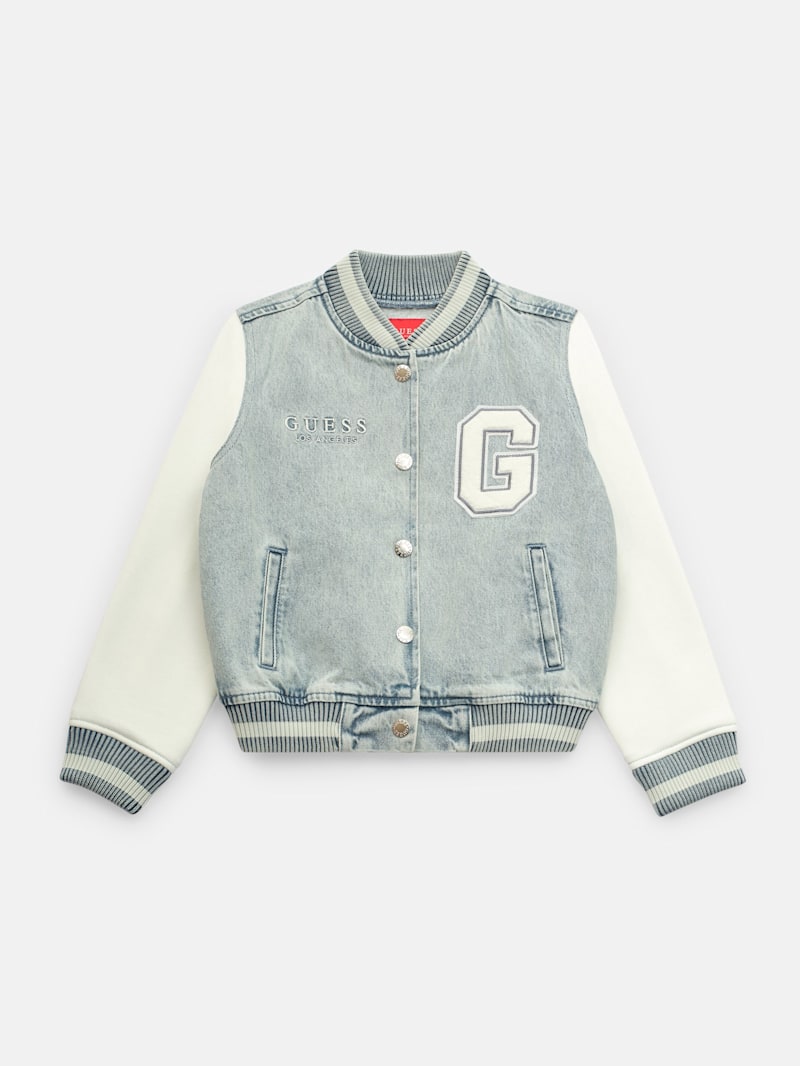 Savanna Varsity Jacket (7-14) | GUESS Factory