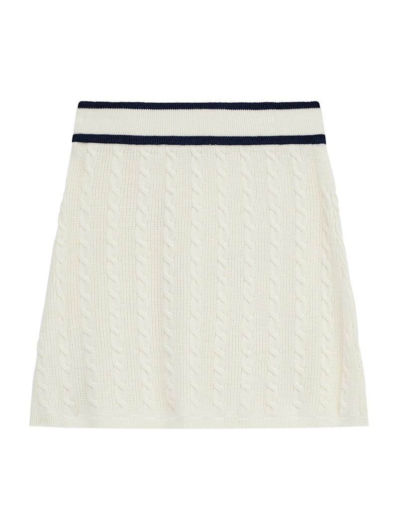 Cording Embroidery Sweat Skirt ecru 完売品 Cording Embroidery Sweat Skirt(1 ECRU): Mame Kurogouchi