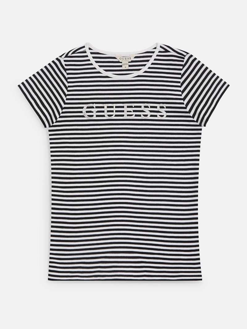 Eco Nancy Striped Knit Tee (7-14) | GUESS Factory