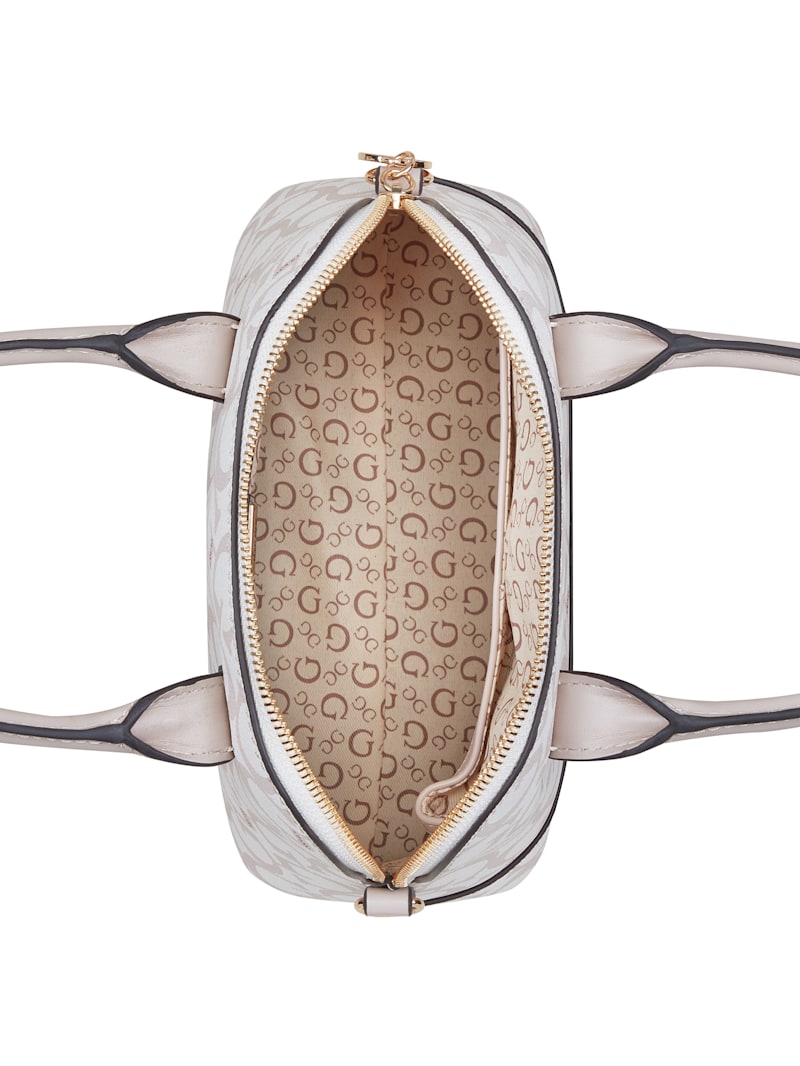 Berkton Logo Dome Satchel | GUESS Factory