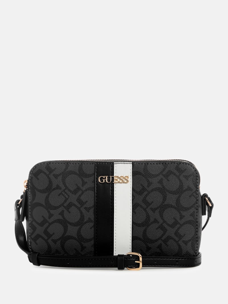 Kyrie Logo Top-Zip Crossbody | GUESS Factory