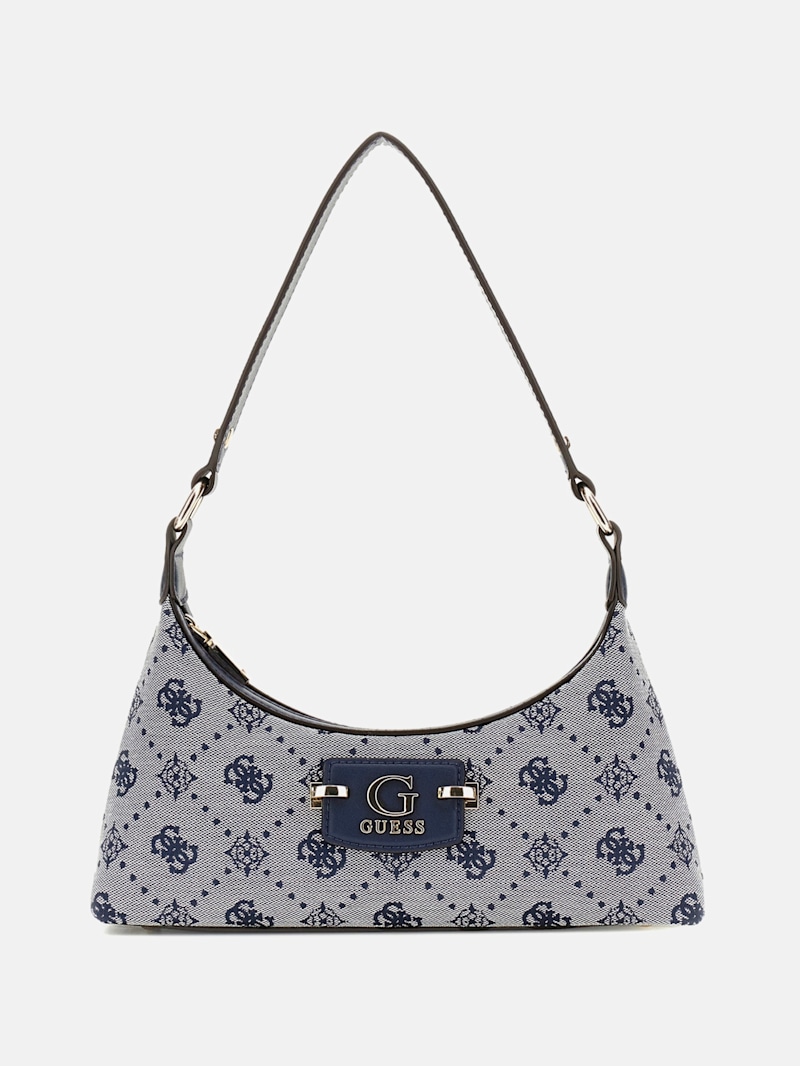 Neda Jacquard Logo Shoulder Bag | GUESS