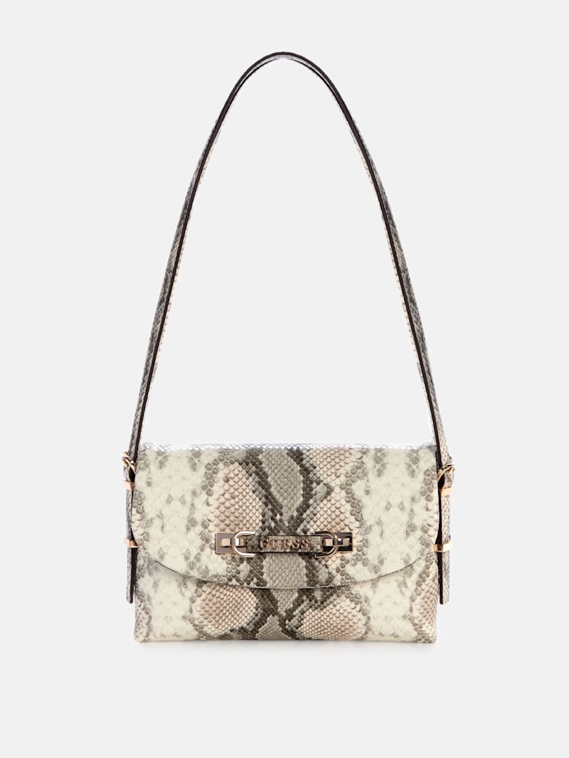 Lefia Snakeskin Shoulder Bag GUESS