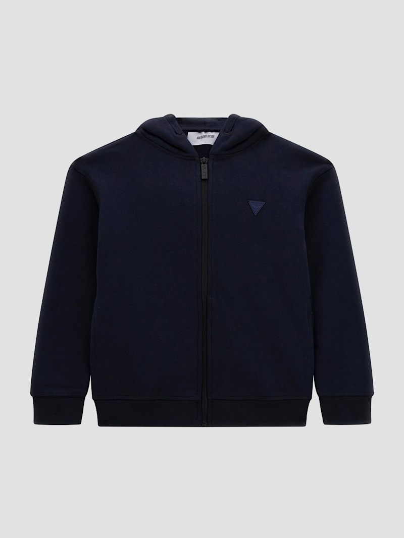 Eco Signature Zip Hoodie (8-16) | GUESS