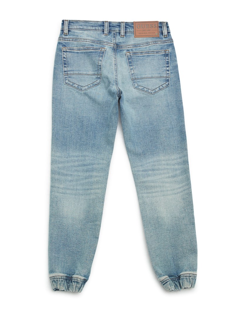 デニム・ジーパン Off-White Jeans Toybox Off-White Toybox Painted wide-leg Jeans | Blue | FARFETCH