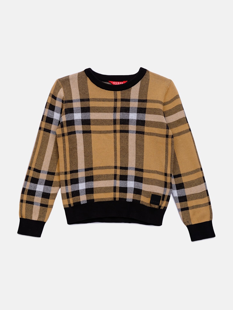 即完売　FUZZY LATTICE CREW SWEATER SIZE S Stussy FUZZY LATTICE CREW SWEATER
