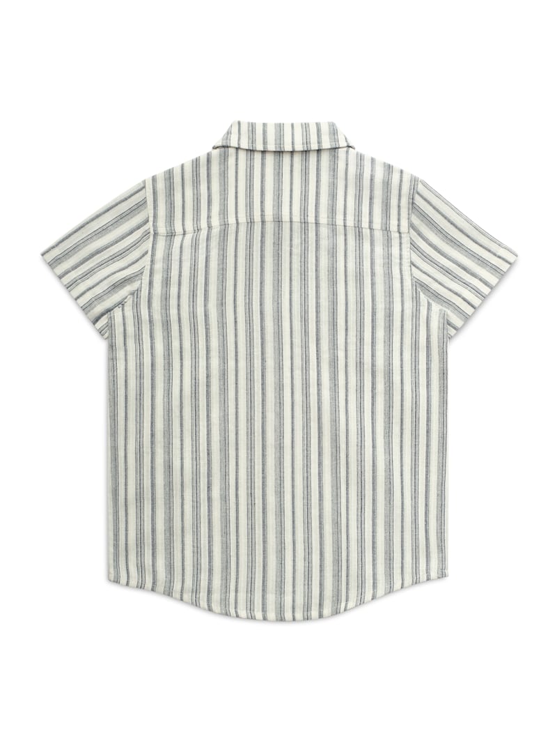 ジプソフィア Gypsohila Stripe Robe Shirt ストライプシャツ GPCF-103 グレー×ホワイト サイズ：Free Gypsohila(ジプソフィア) Stripe Robe Shirtストライプシャツ