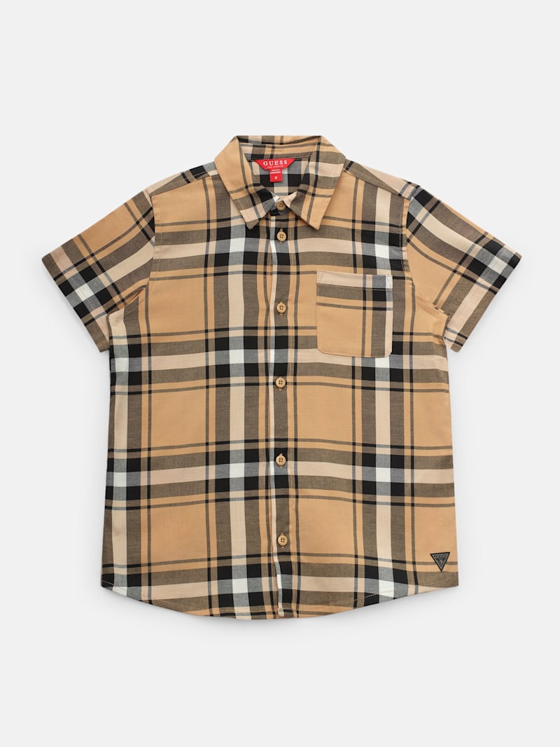 Hertz Plaid Shirt (7-16) | GUESS Factory