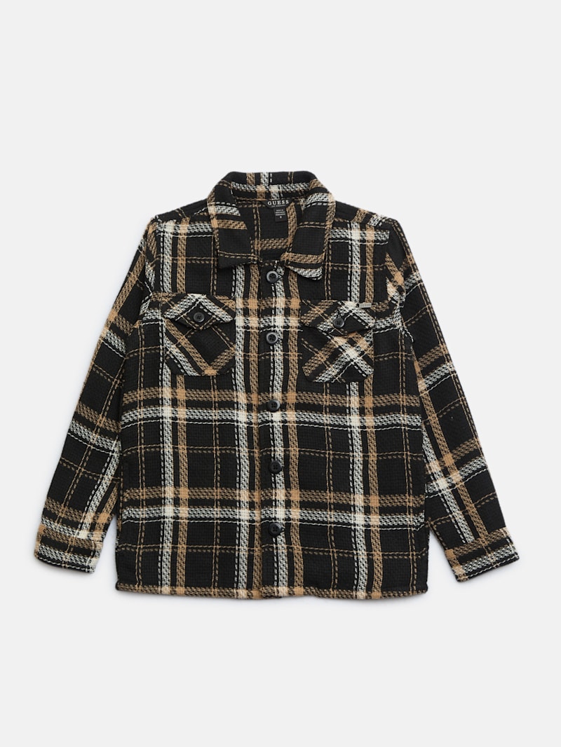 Jay Long-Sleeve Shirt (7-16) | GUESS Factory