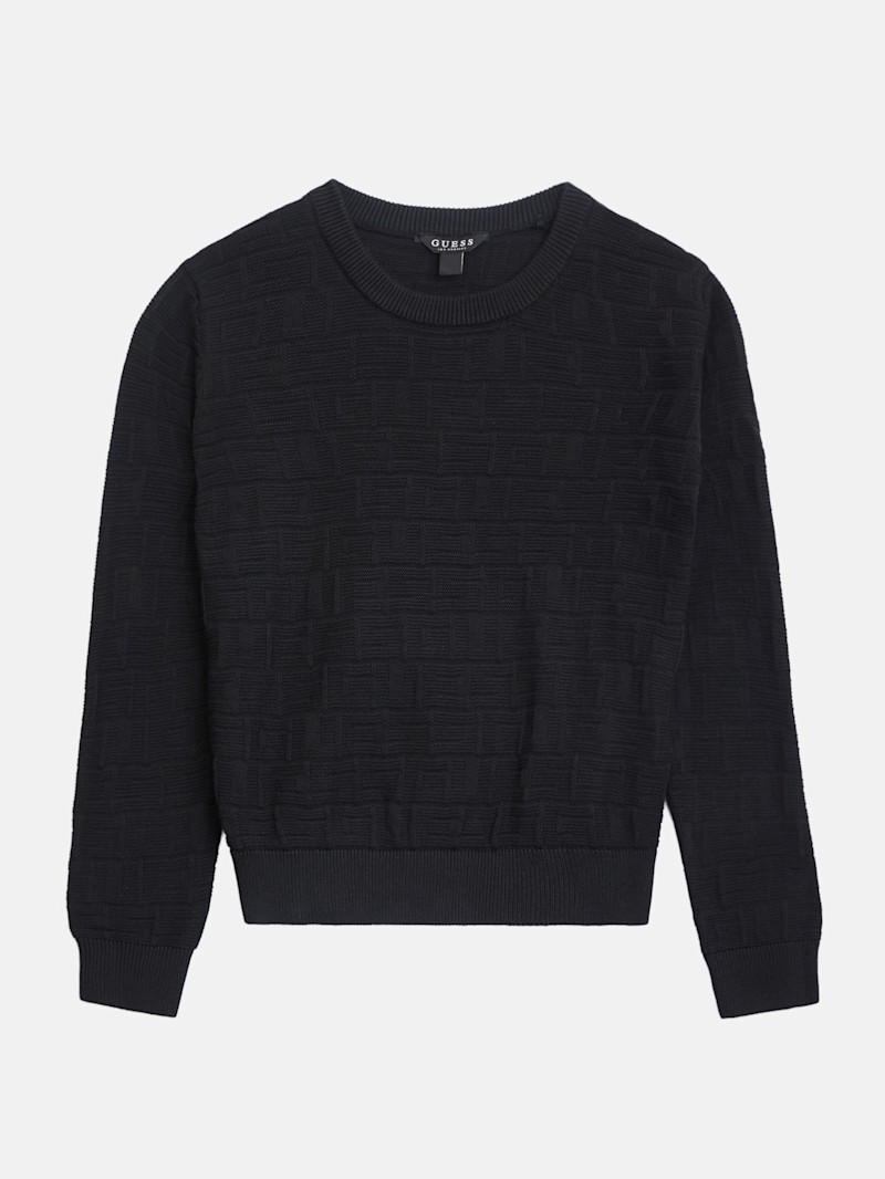 トップス JACQUARD COTTON CREWNECK SWEATER 25AW JACQUARD COTTON CREWNECK SWEATER 25AW