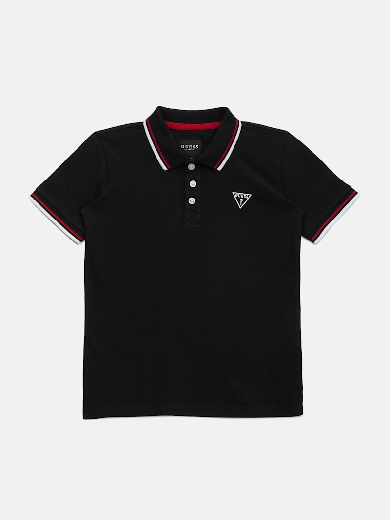 新品　BRIEFING MEN’S MINI LOGO POLO ネイビー　L burberry-logo-embroidered-