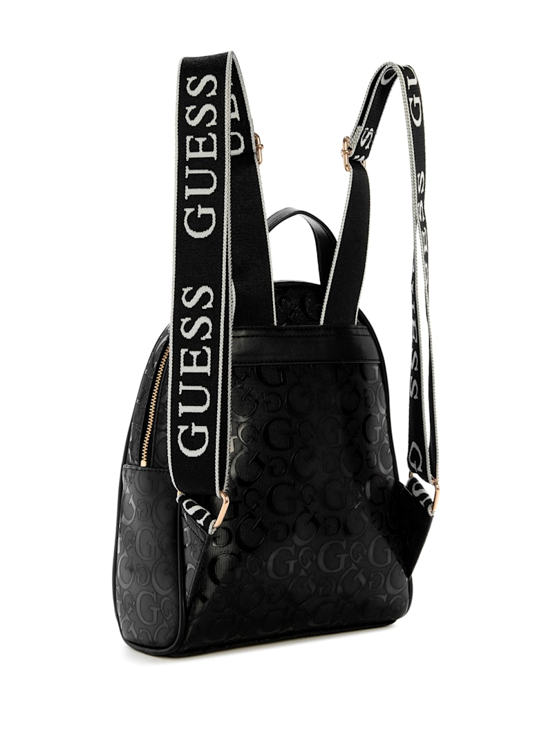 Millom Shiny Coated Logo Backpack | GUESS Factory
