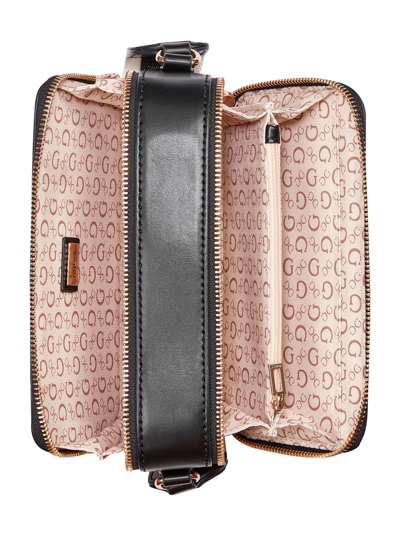 Carrara Double-Zip Mini Crossbody | GUESS Factory