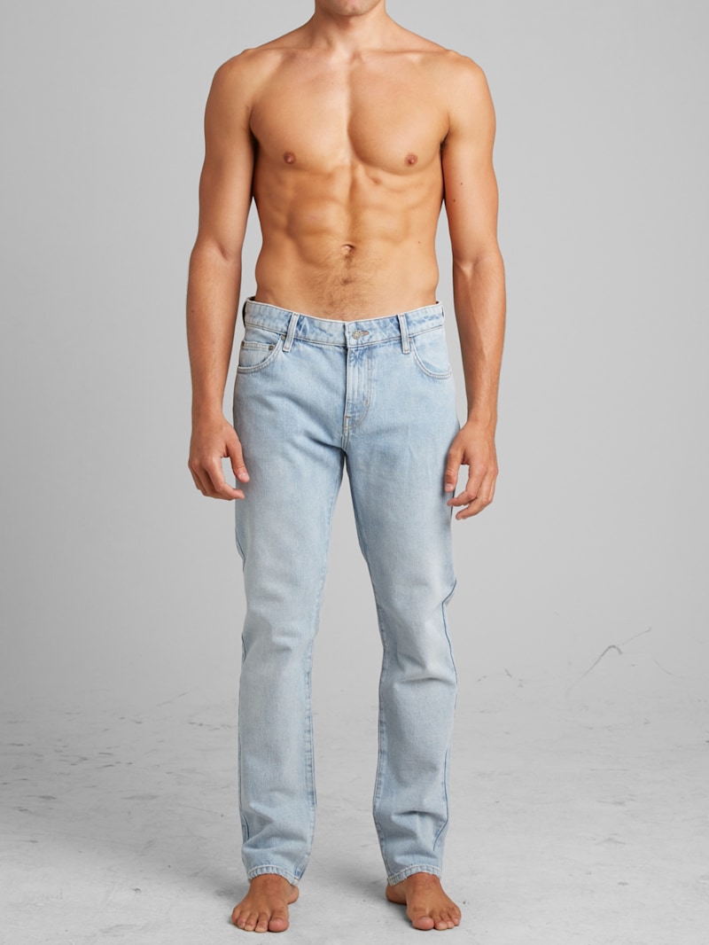 Straight Indigo Denim Pants | GUESS
