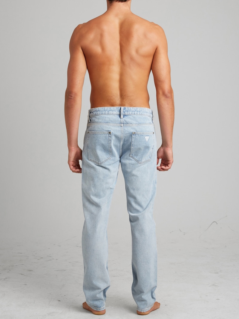 Straight Indigo Denim Pants | GUESS