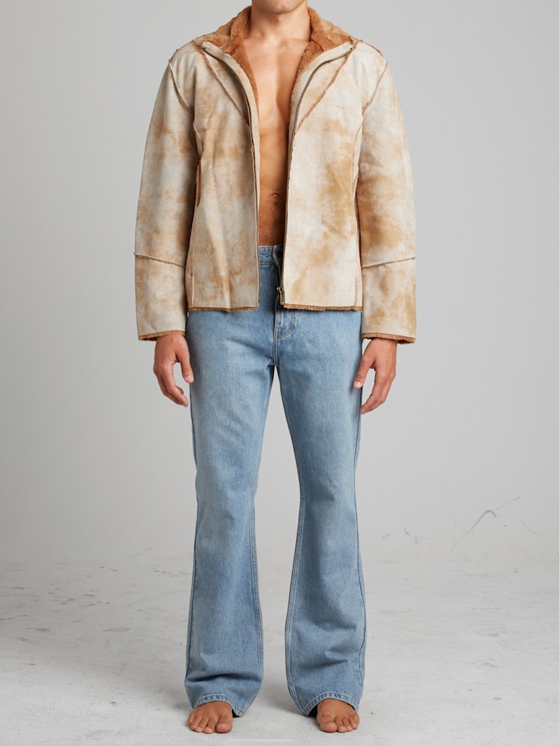 Leather Sherpa Jacket | GUESS