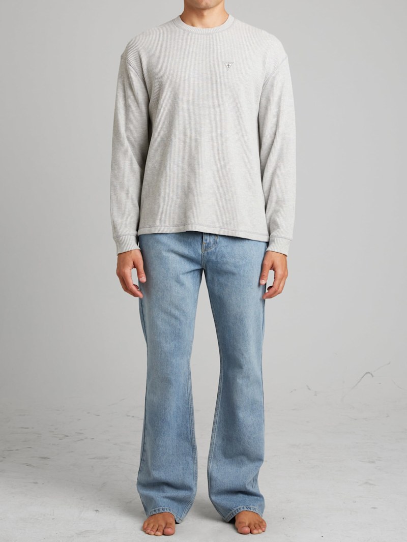 Long Sleeve Waffle Tee | GUESS