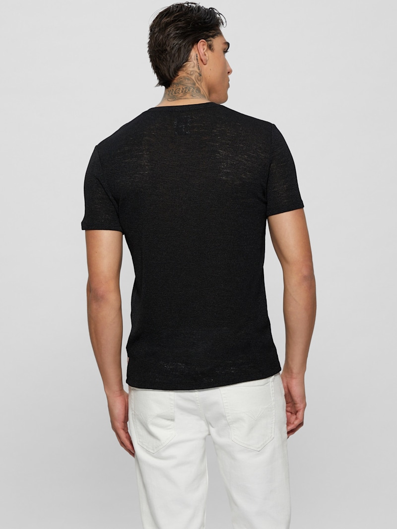 Gauze V-Neck Tee