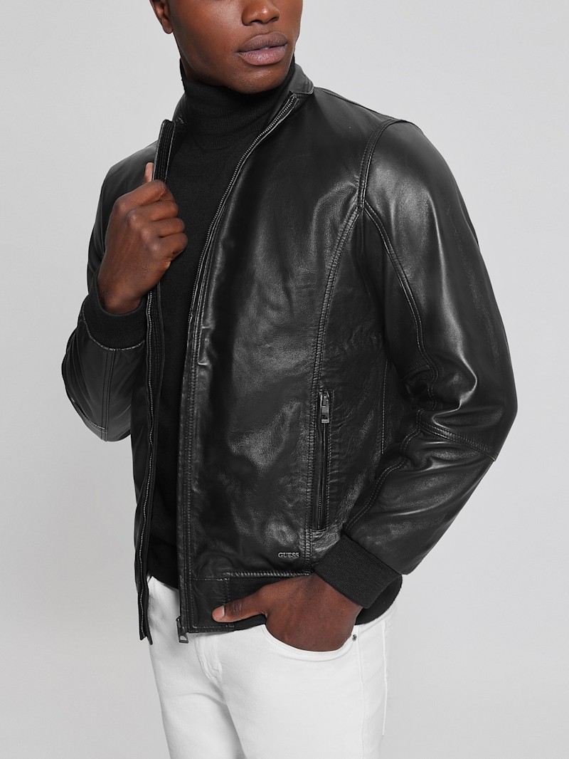 Soft Leather Jacket | GUESS