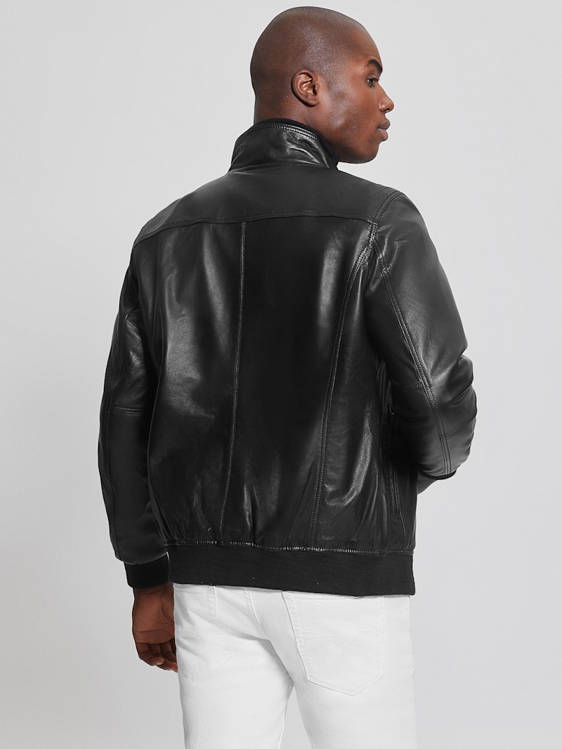 GUESS カバーオール ジャケット ブラック メンズL GUESS ゲス ジャケット ボア フリースジャケット メンズ