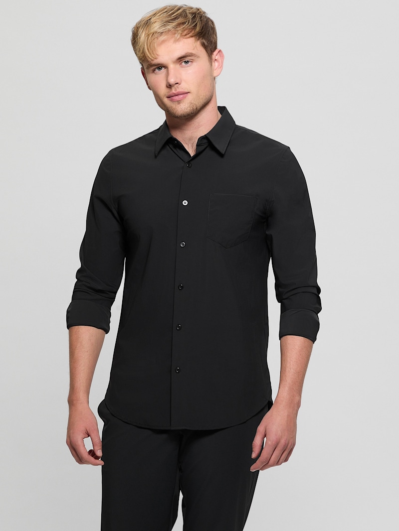 トップス TECH BUTTON DOWN SHIRT S/S OX L TECH BUTTON DOWN SHIRT S/S OX #NAVY [BE-84024] – cocorozashi