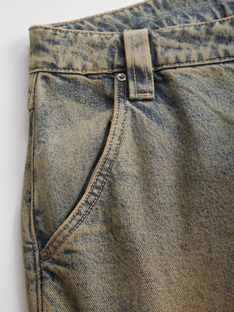 BAN S⑨ 750 Tフランネル 550 flannel lined relaxed denim pant