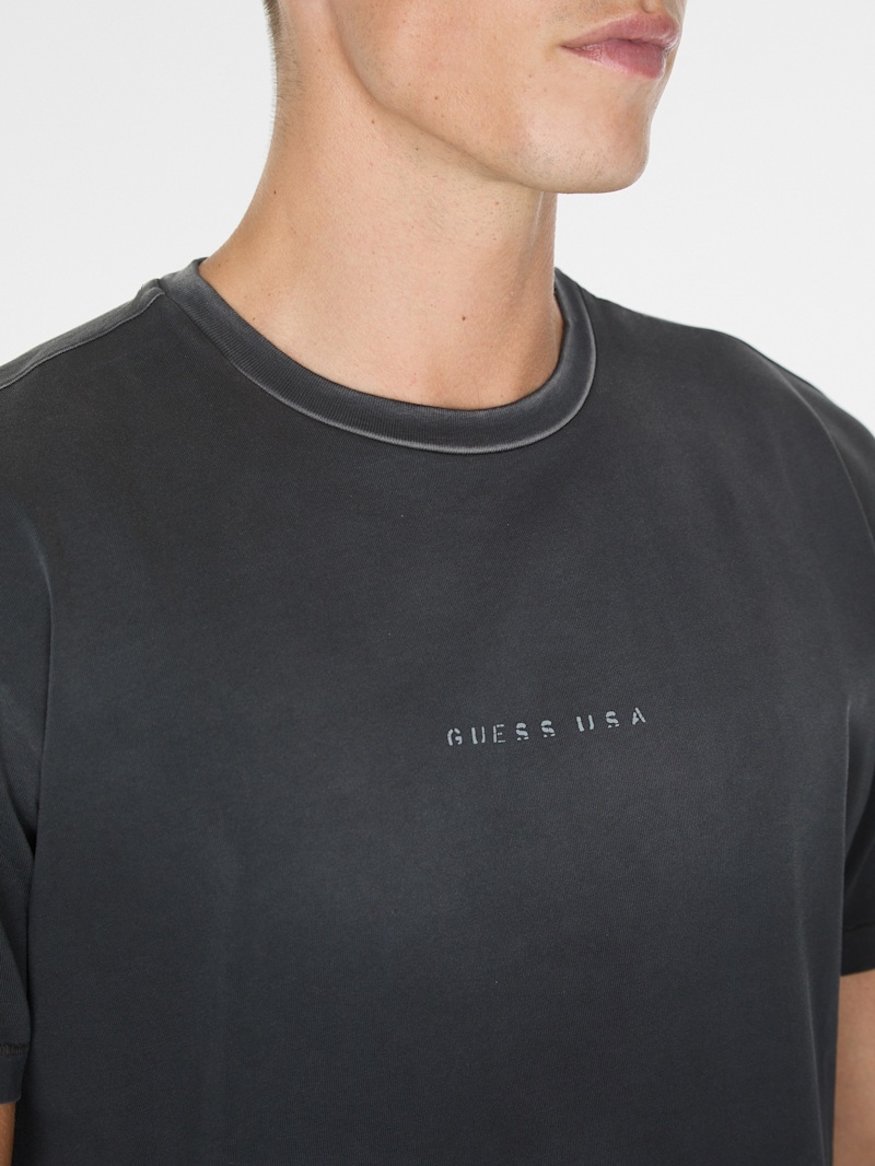 GUSA SHIRT DISTRESSE guess USA ビンテージ distressed logo tee | GUESS