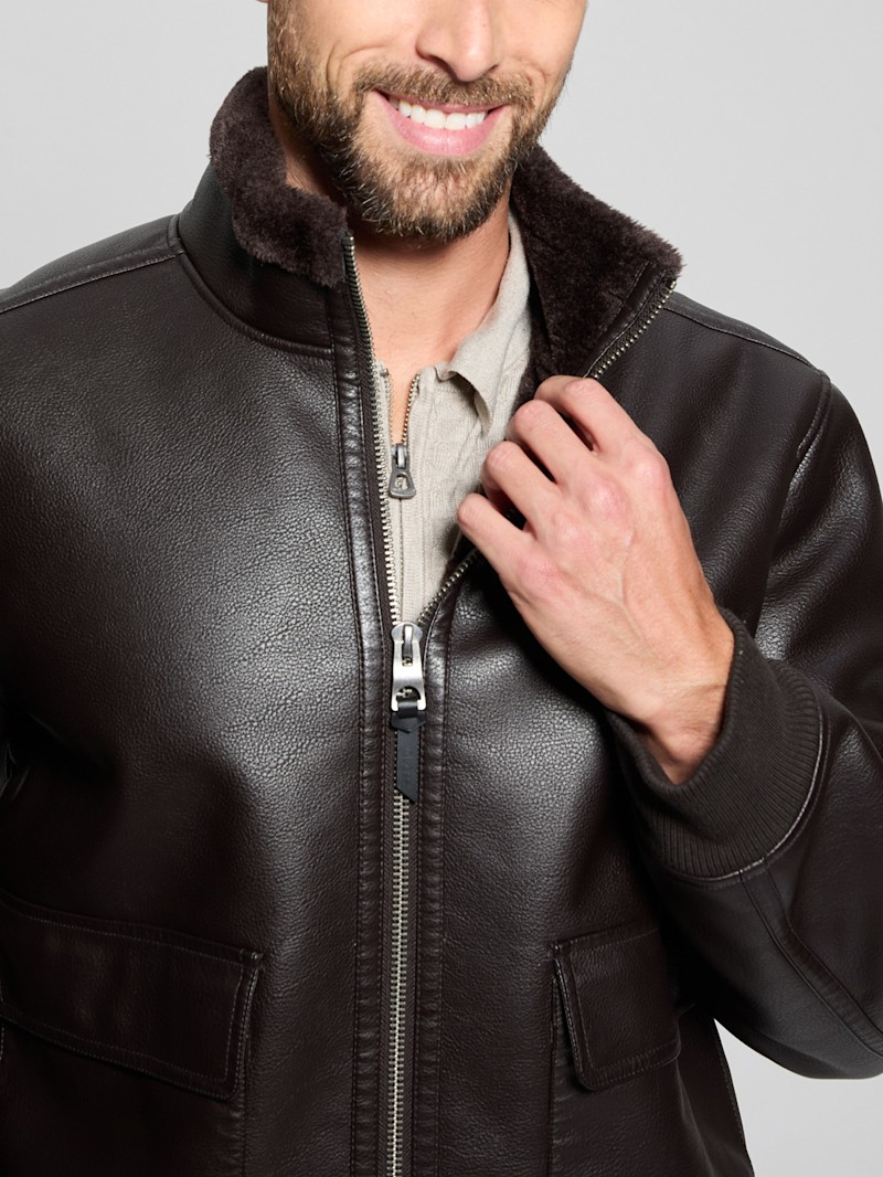 GUESS レザージャケット Leather Jacket | GUESS