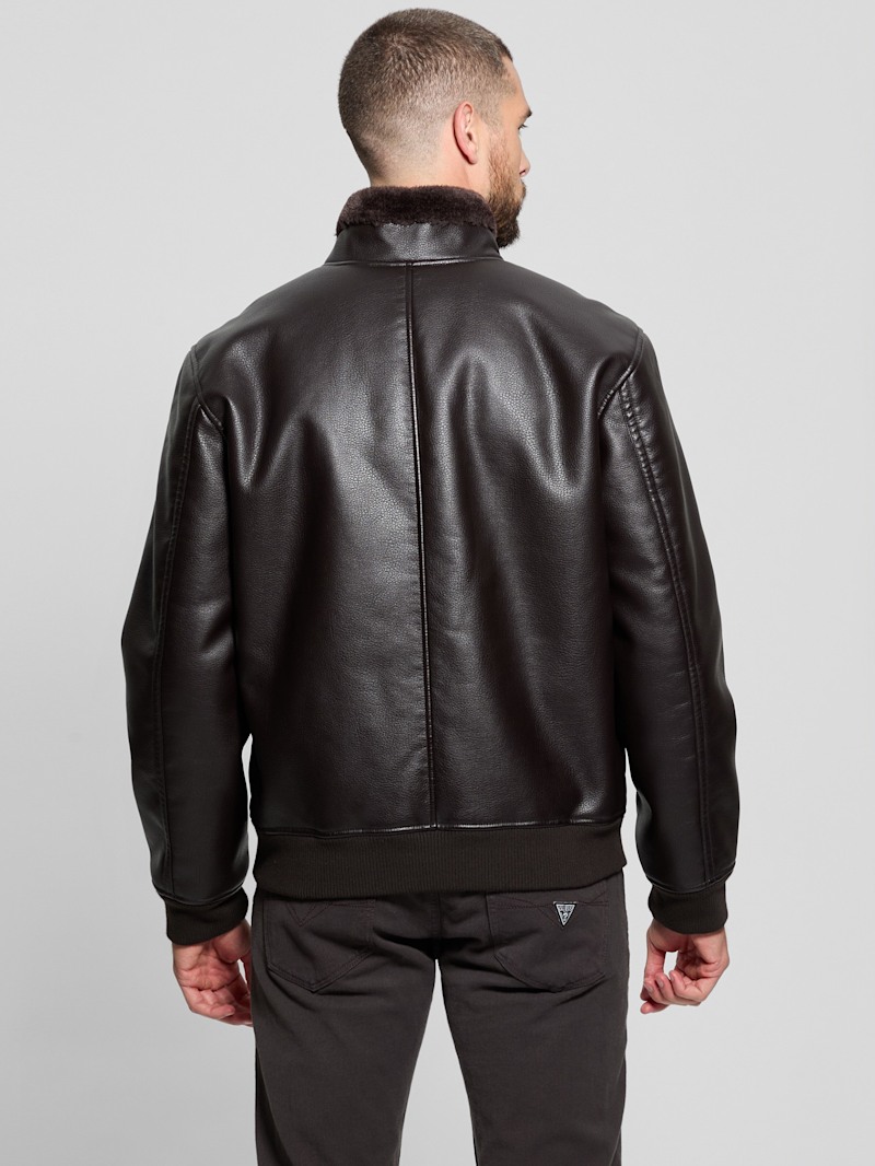ジャケット・アウター B:MINGby BEAMS Fade Fake Leather A2 B:MINGby BEAMS Fade Fake Leather A2 - ミリタリージャケット