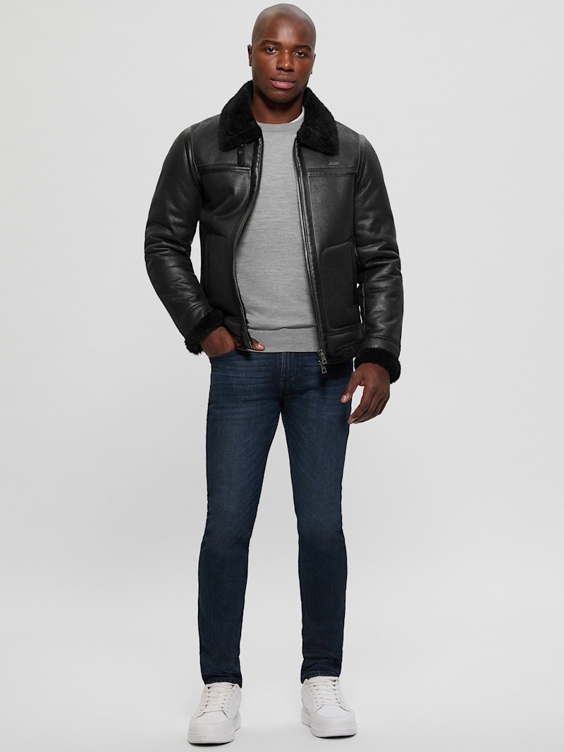 Aviator Shearling Jacket | GUESS Canada