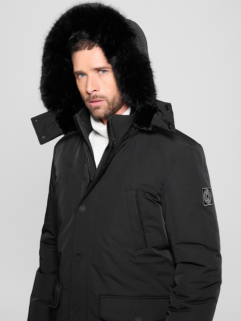 ジャケット・アウター 4way eco fur coat black 4way eco fur coat black