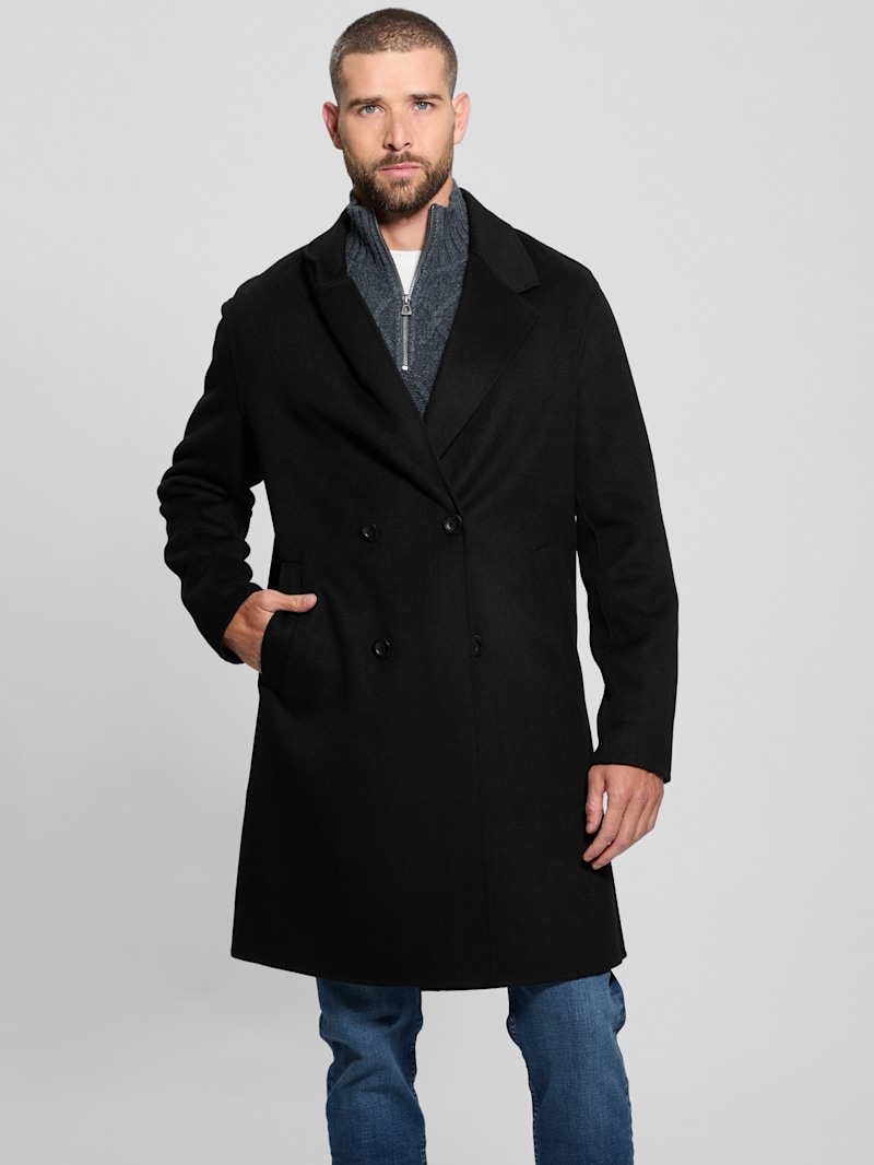 ジャケット・アウター DOUBLE WOOL LONG COAT Amazon.com: Men Double-Sided Wool Trench Coats Classic
