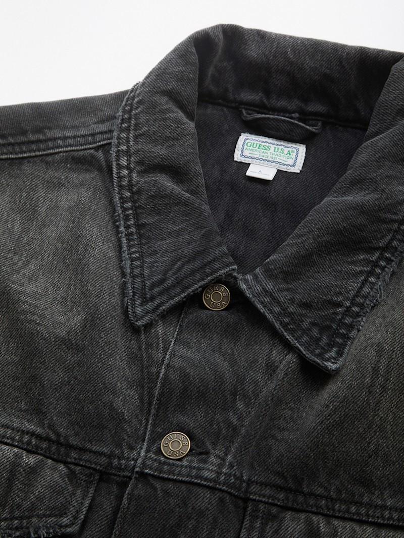 黒ジージャン　GUESS JEANS USA Selvedge Denim Jacket | GUESS Jeans