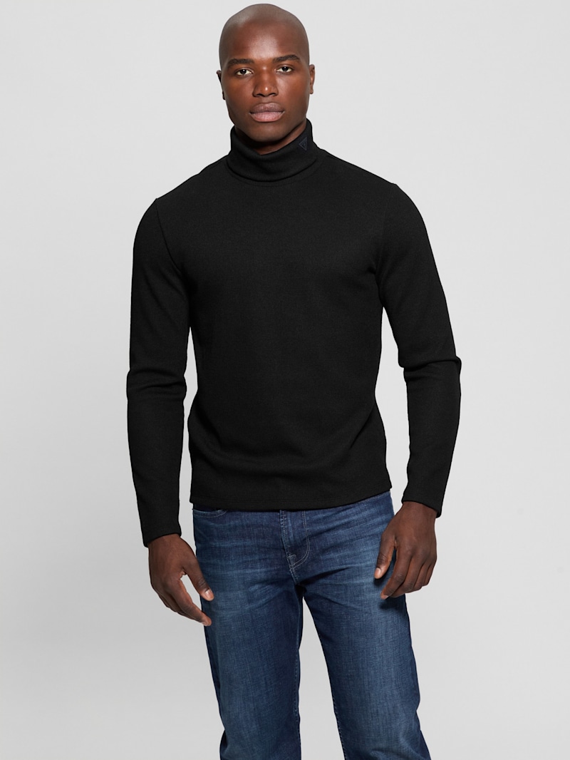 新品　BRIEFING MENS LOGO BACK RIB MOCK NECK Heritage Brushed Rib-knit Turtleneck For Men | J.Crew